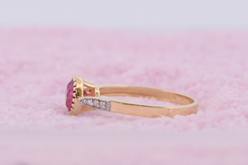 14K Goud June Diamant Ring