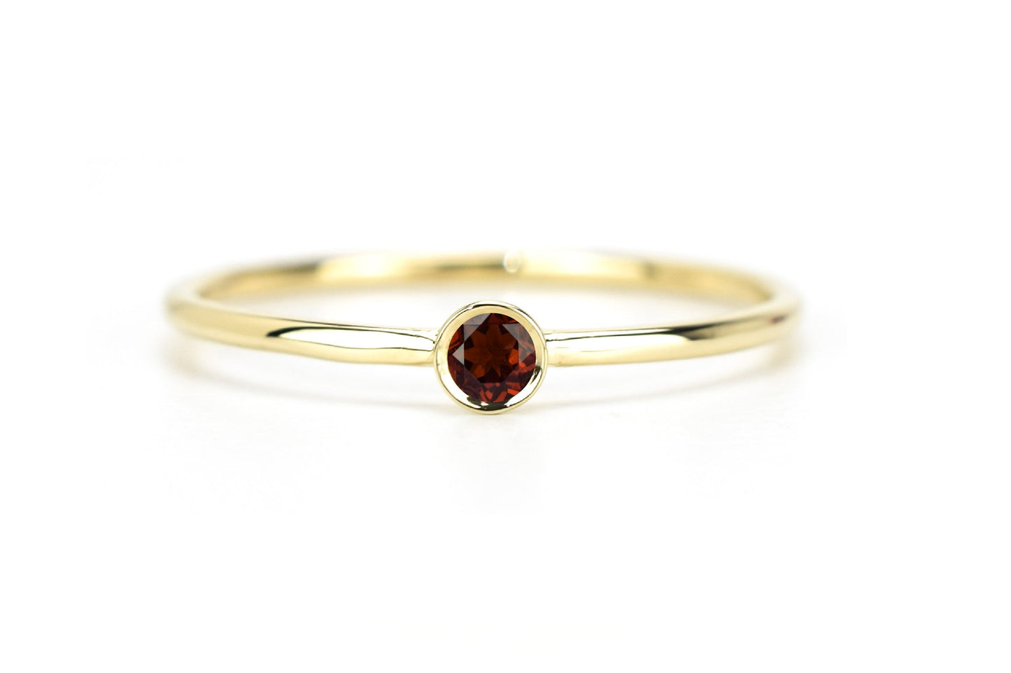 Aanschuifring Granaat Petite 14K Goud VerOna