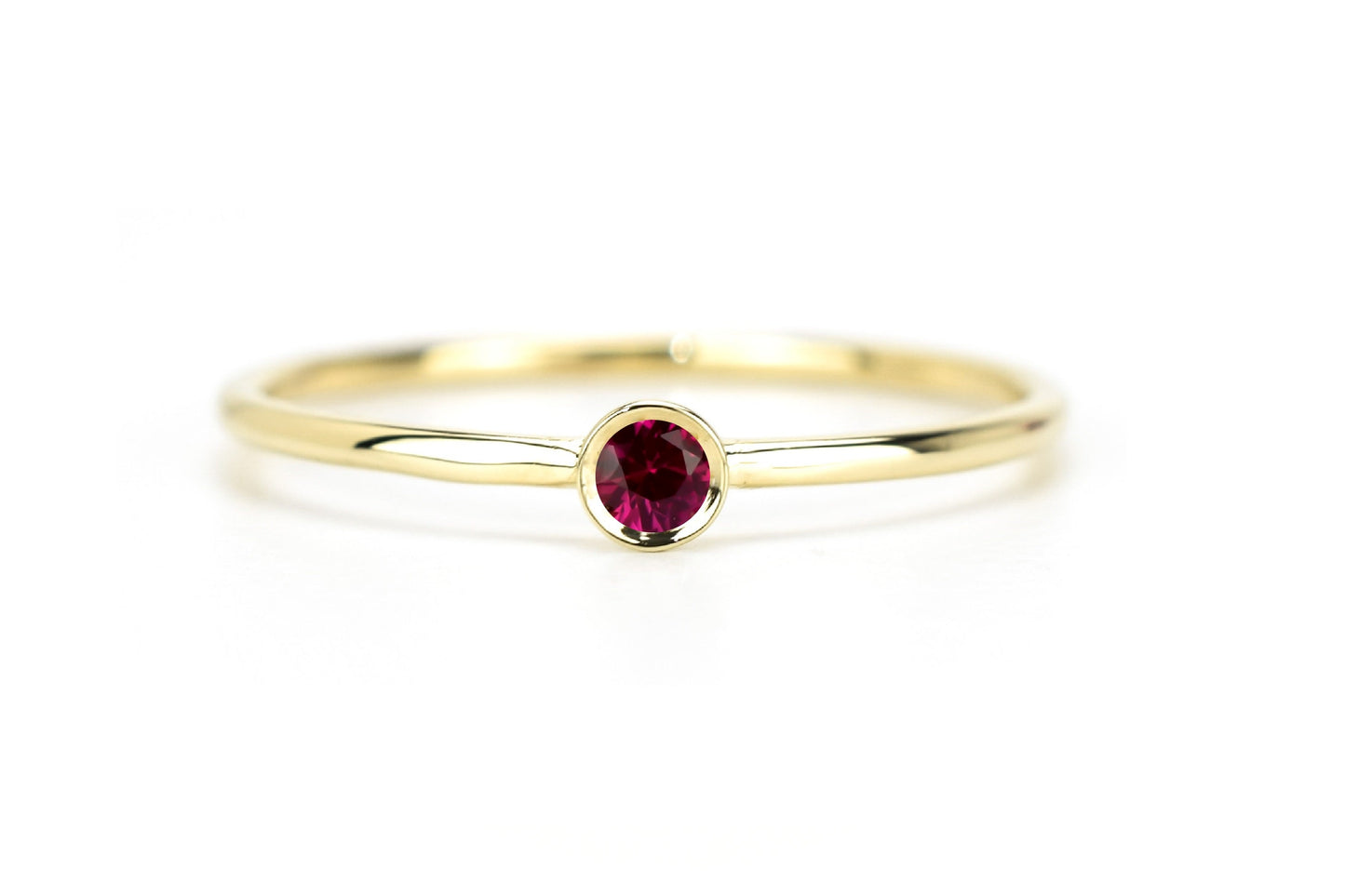 Aanschuifring Ruby Petite 14K Goud VerOna