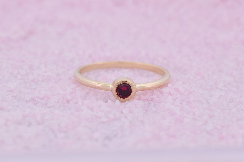 Aanschuifring Ruby 14K Goud VerOna