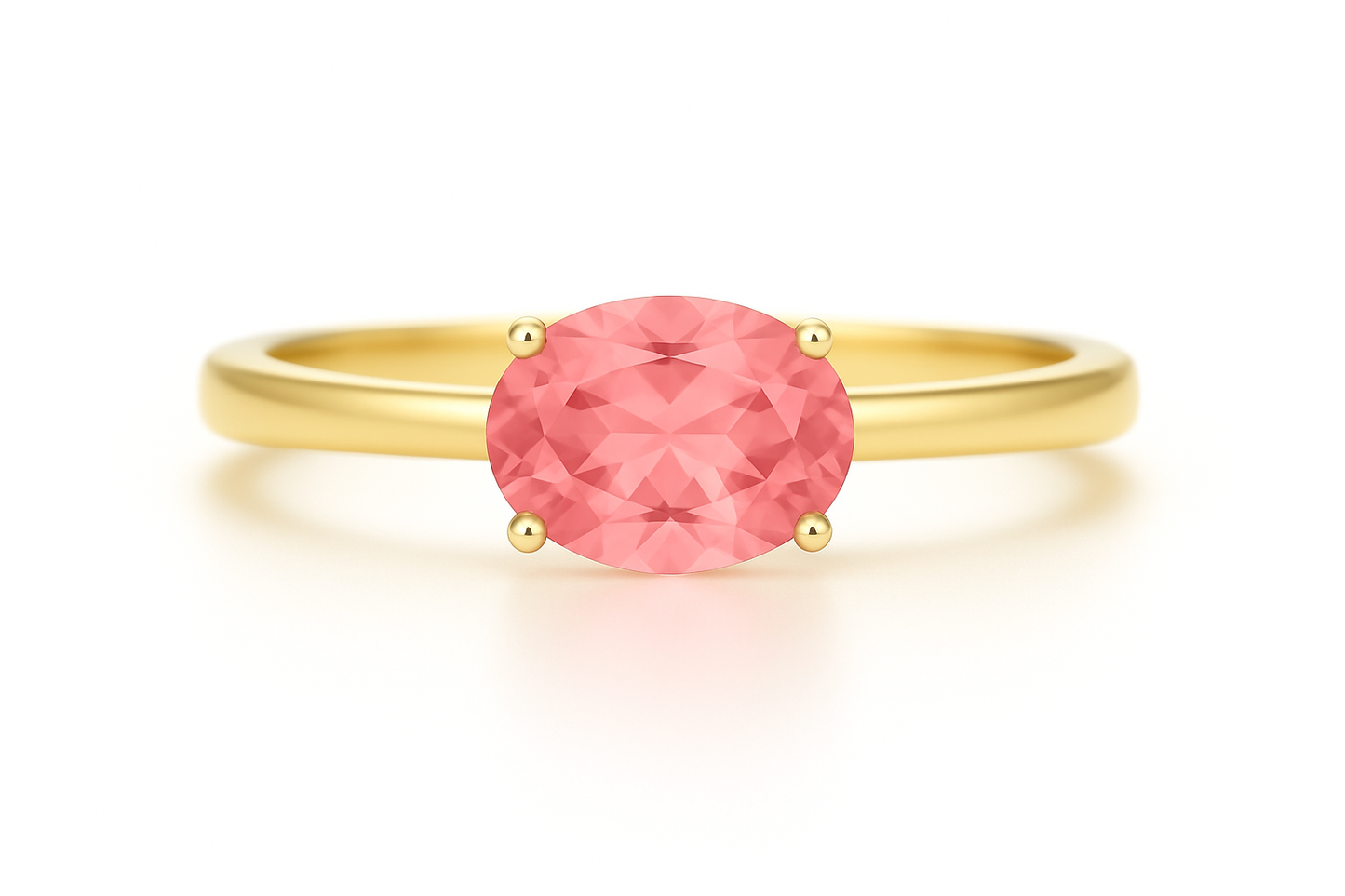 Morganiet 14K Gold Ring