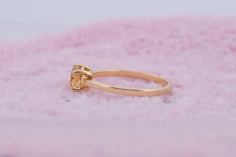 Citrien 14K Gold Ring