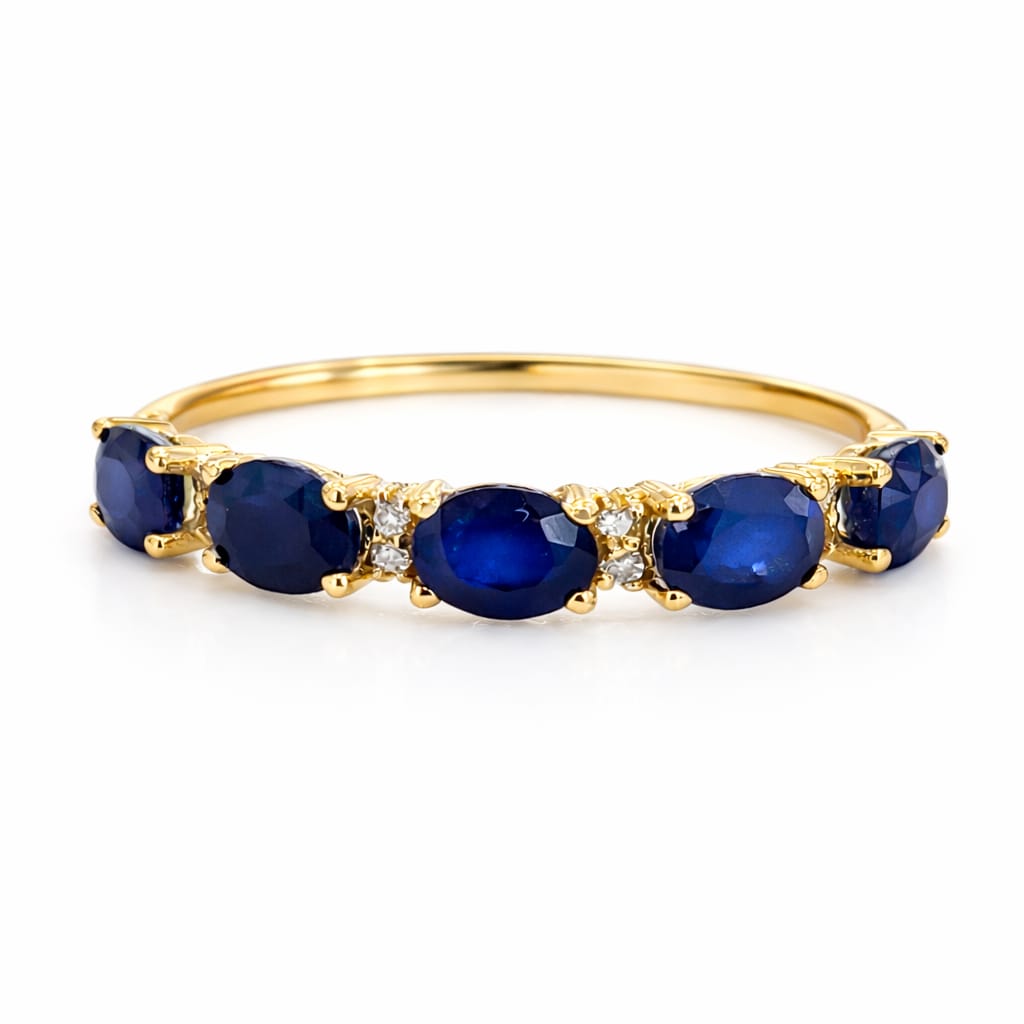 14K Saffier Clara Ring