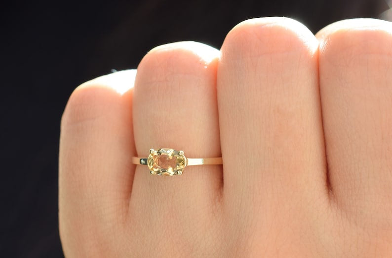 Citrien 14K Gold Ring