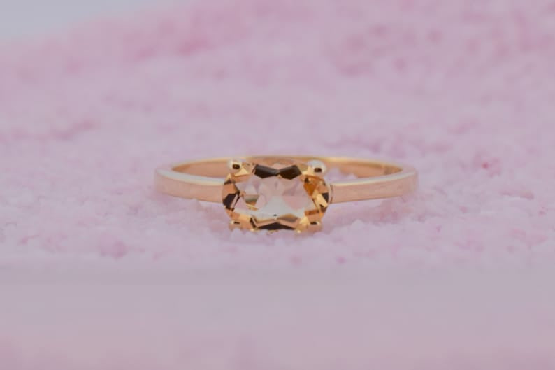 Citrien 14K Gold Ring
