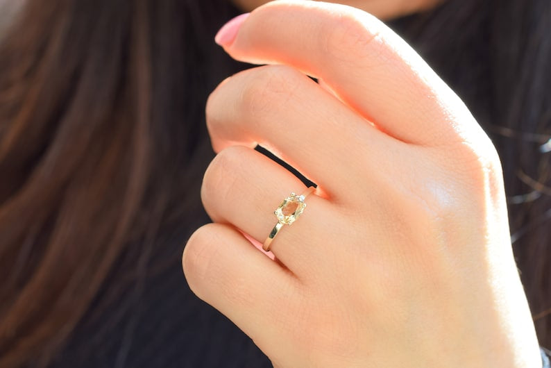 Citrien 14K Gold Ring