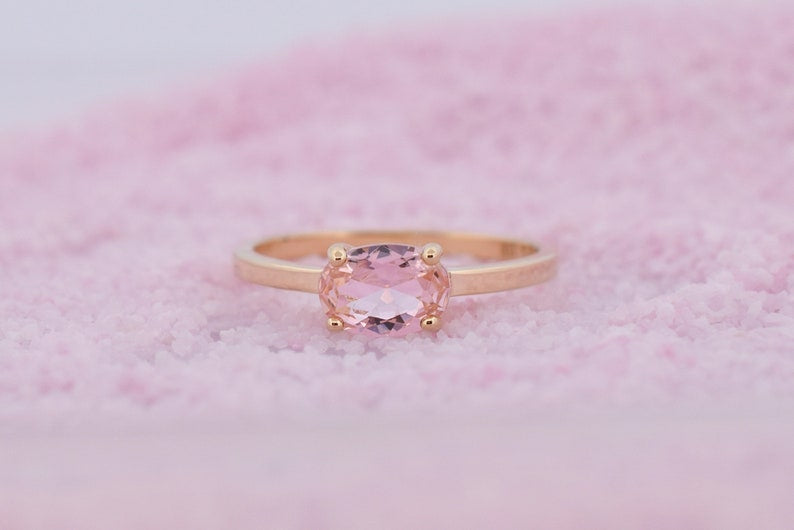 Morganiet 14K Gold Ring