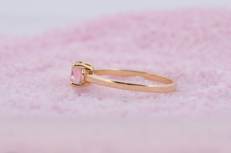 Morganiet 14K Gold Ring