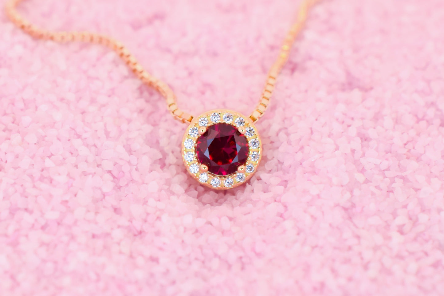 VerOna Robijn Ronde Ketting