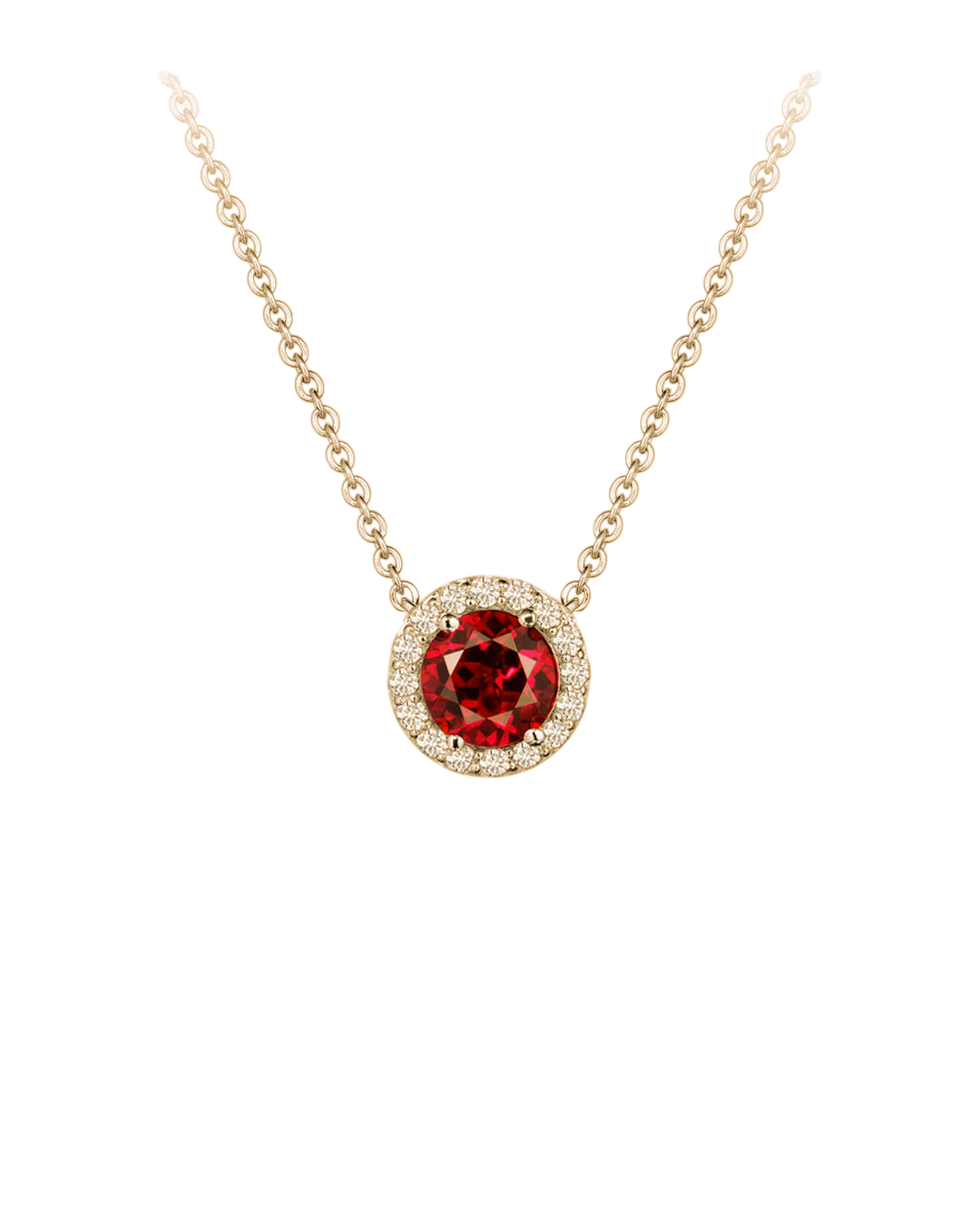 VerOna Robijn Ronde Ketting