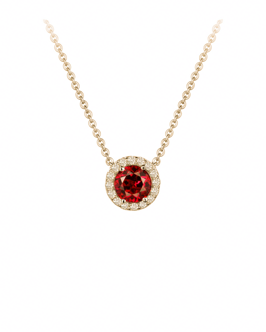 VerOna Robijn Ronde Ketting