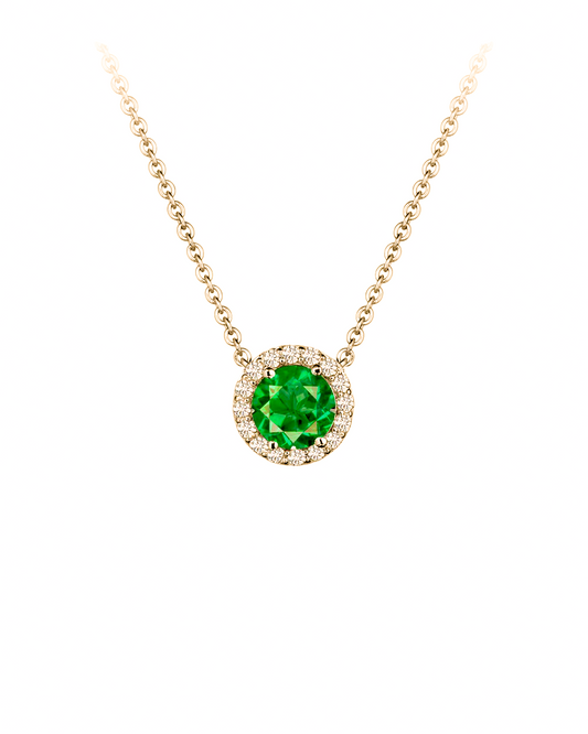 VerOna Smaragd Ronde Ketting