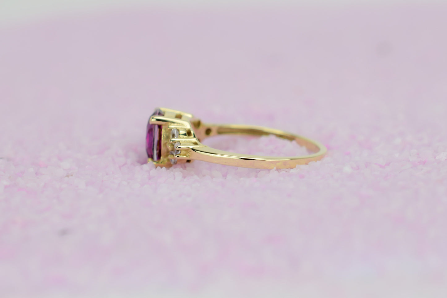 14k ring, swarovski ring goud, gouden swarovski steen ring, topaas ring, rode topaas ring, natuurlijke steen, topaas 18k ring, verlovingsring, vintage gouden ring, vintage 14k ring