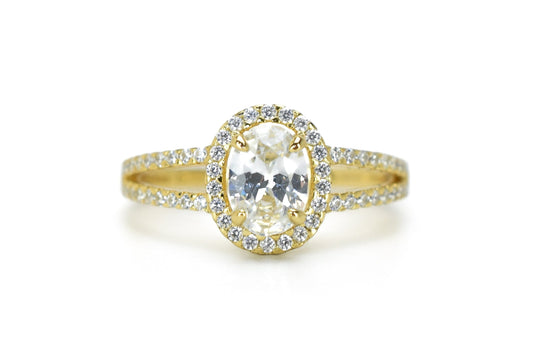 Verlovingsring goud, dubbele band ring, zilveren ring met ovale steen, dames ring met stenen, rosegouden ring met steen, ovale ring met dubbele band, unieke ring met steen