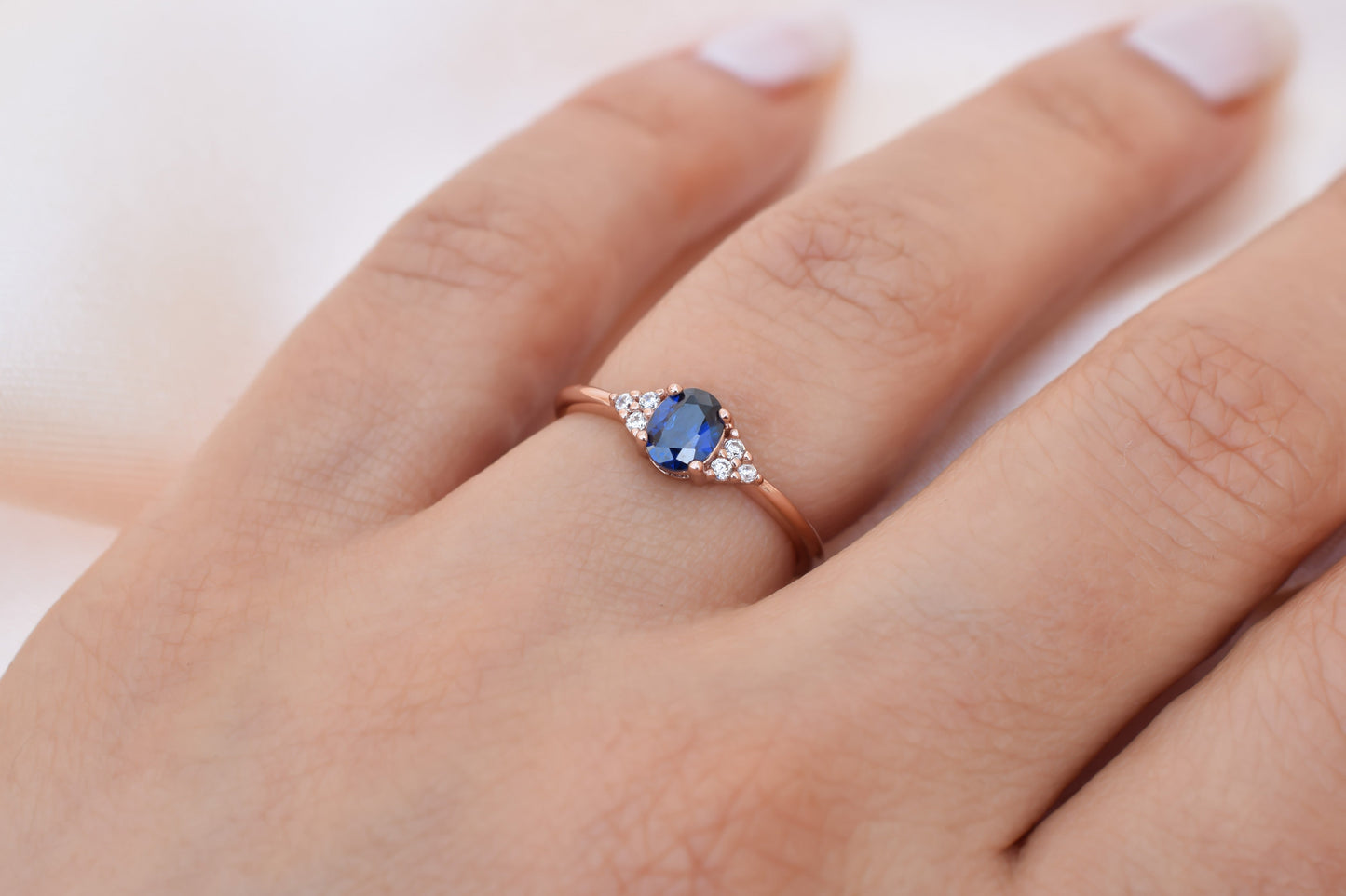 VerOna Alexia Saffier Ring