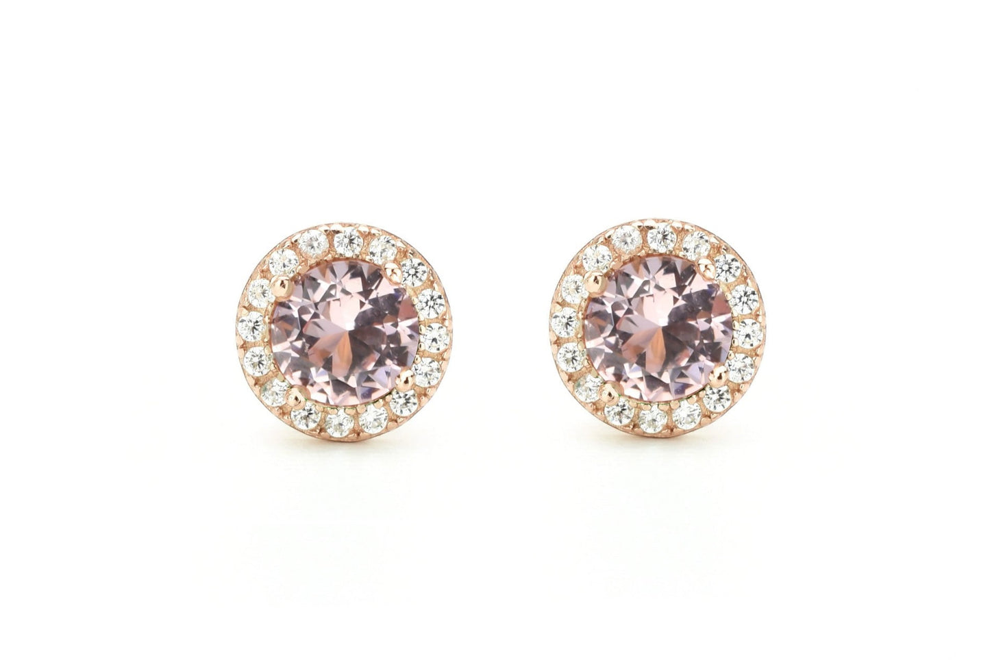 Morganiet stenen oorbellen, oorbellen morganite stenen, gouden morganiet oorbellen, roze oorbellen, natuurstenen oorbellen, ronde oorbellen, 18k oorbellen, morganiet roze oorbellen, roze gouden oorbellen, 18k rose gouden morganiet oorbellen, zilveren morganiet oorbellen, zilveren ronde oorbellen, zilveren 925 oorbellen natuurstenen, birthstone, geboorte stenen
