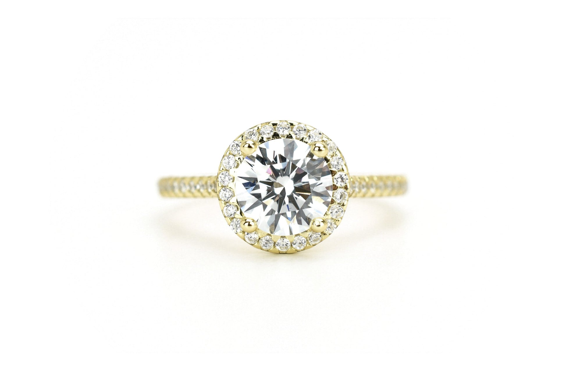Ronde steen ring, ring met stenen, gouden ronde ring, verlovingsring, verlovingsring met ronde steen, zilveren ronde ring, dames ring met steen