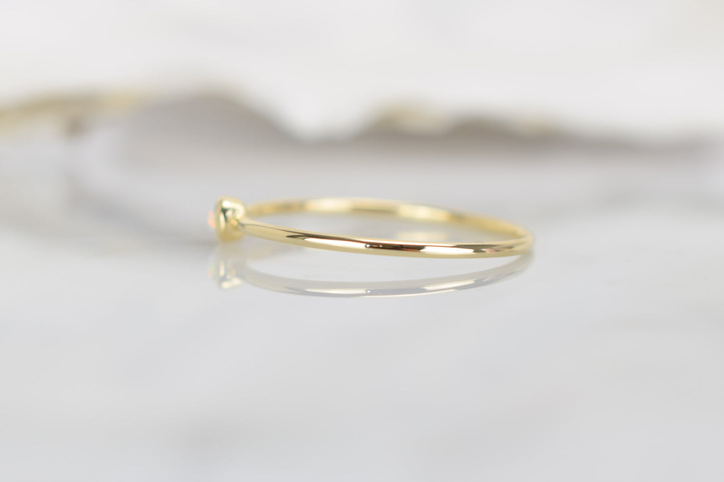 Aanschuifring Citrien Petite 14K Goud VerOna