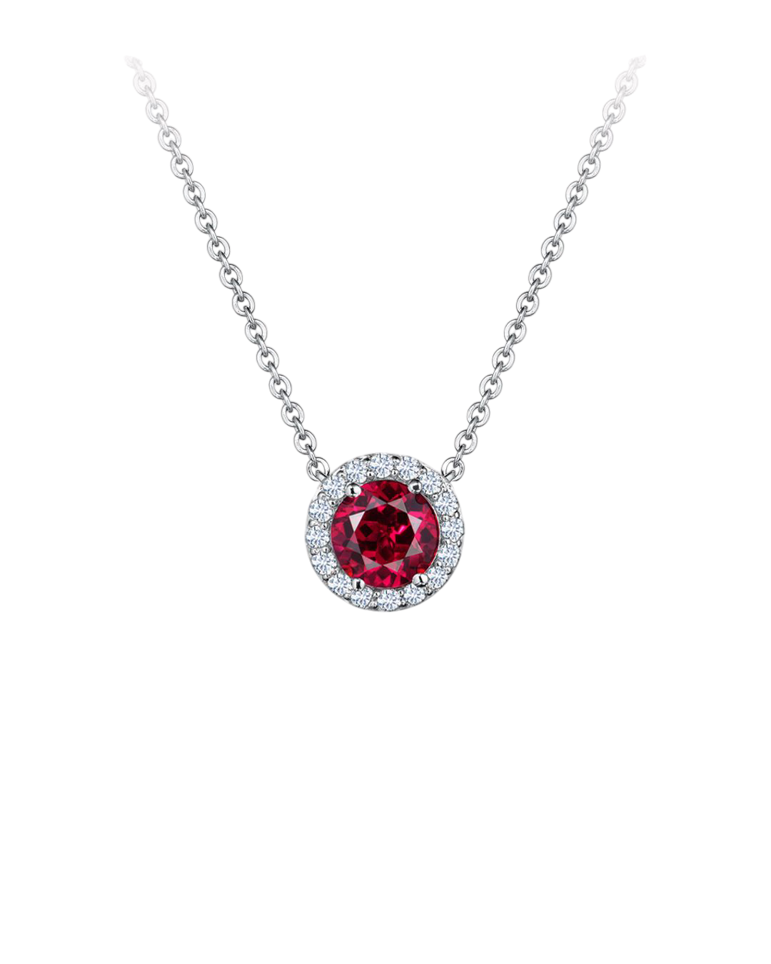 VerOna Robijn Ronde Ketting