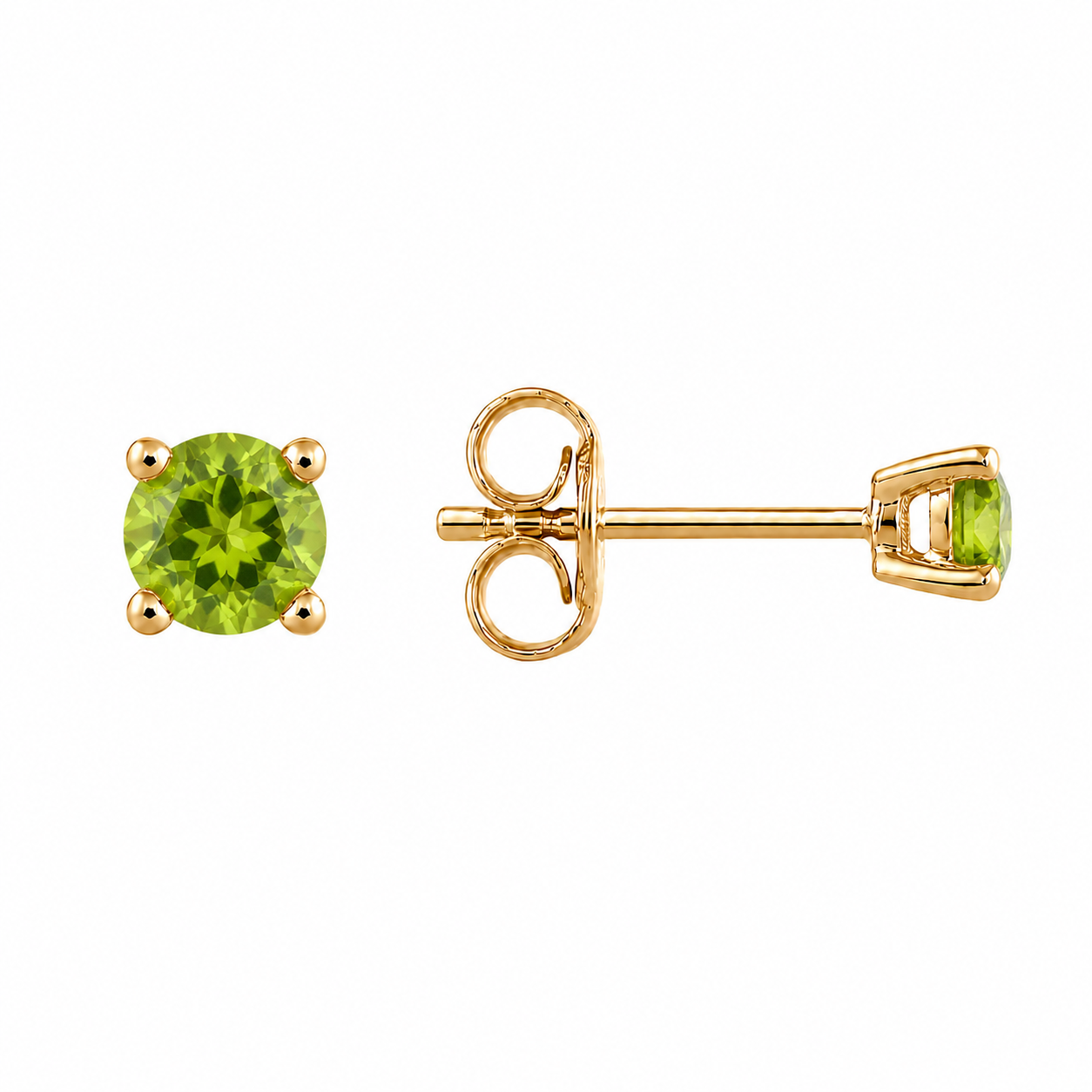 14K Gold Lyra Oorbellen Peridoot
